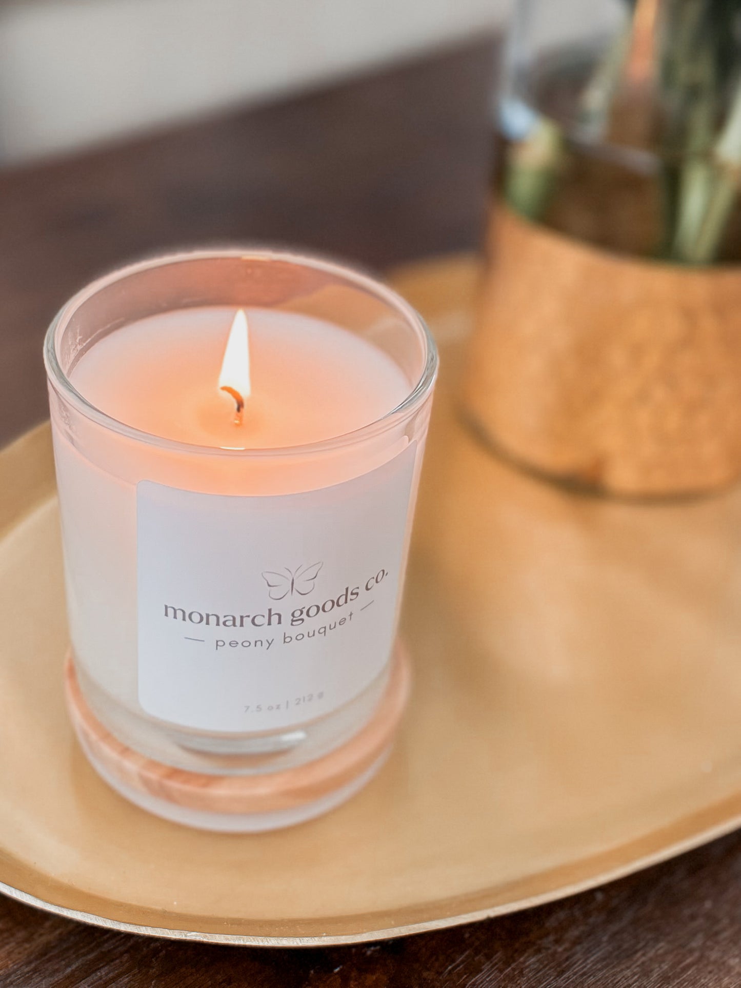 Peony Bouquet Candle