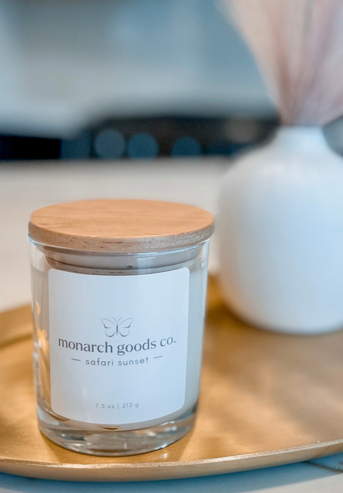 Safari Sunset Candle
