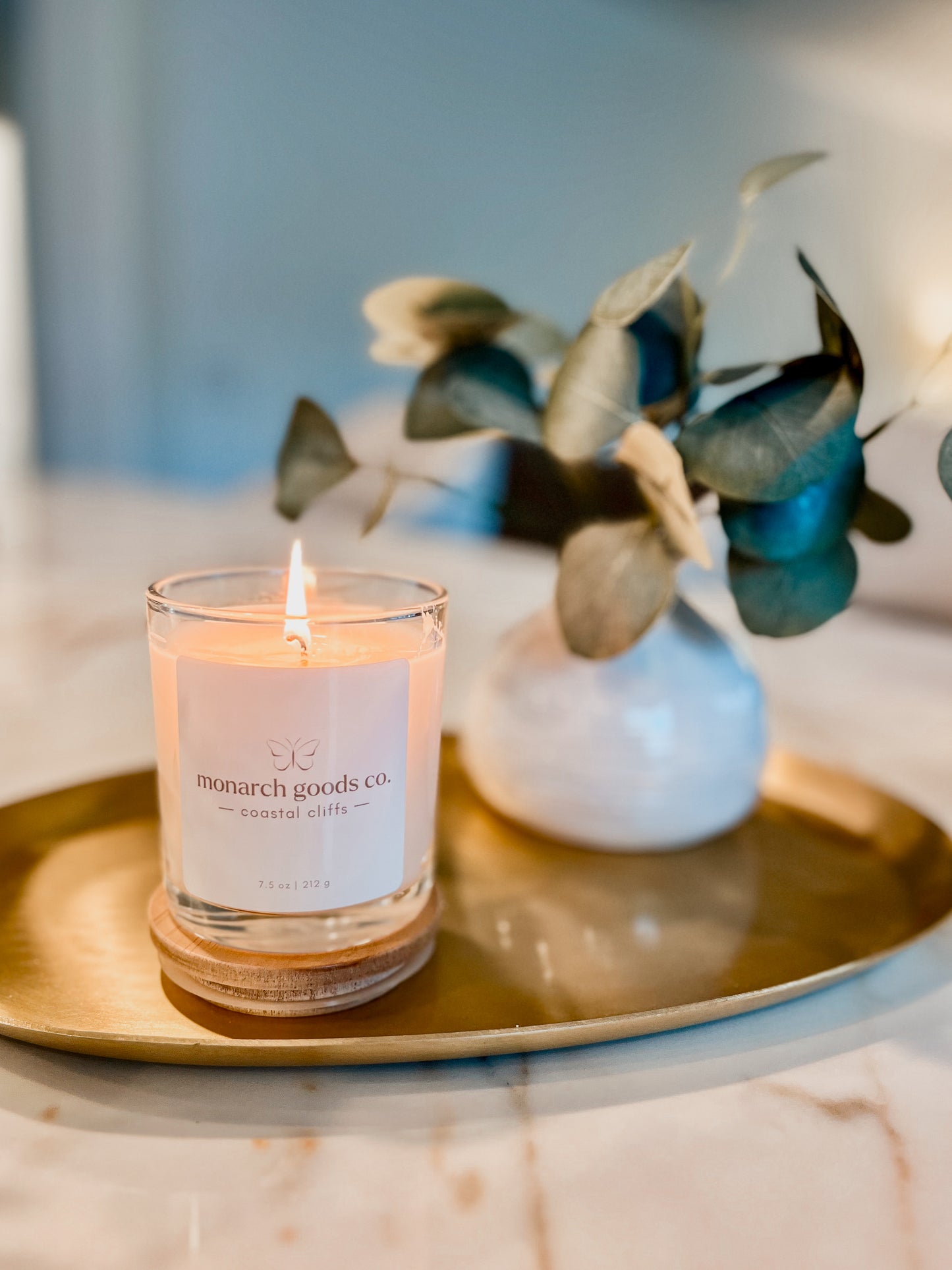 Coastal Cliffs Candle
