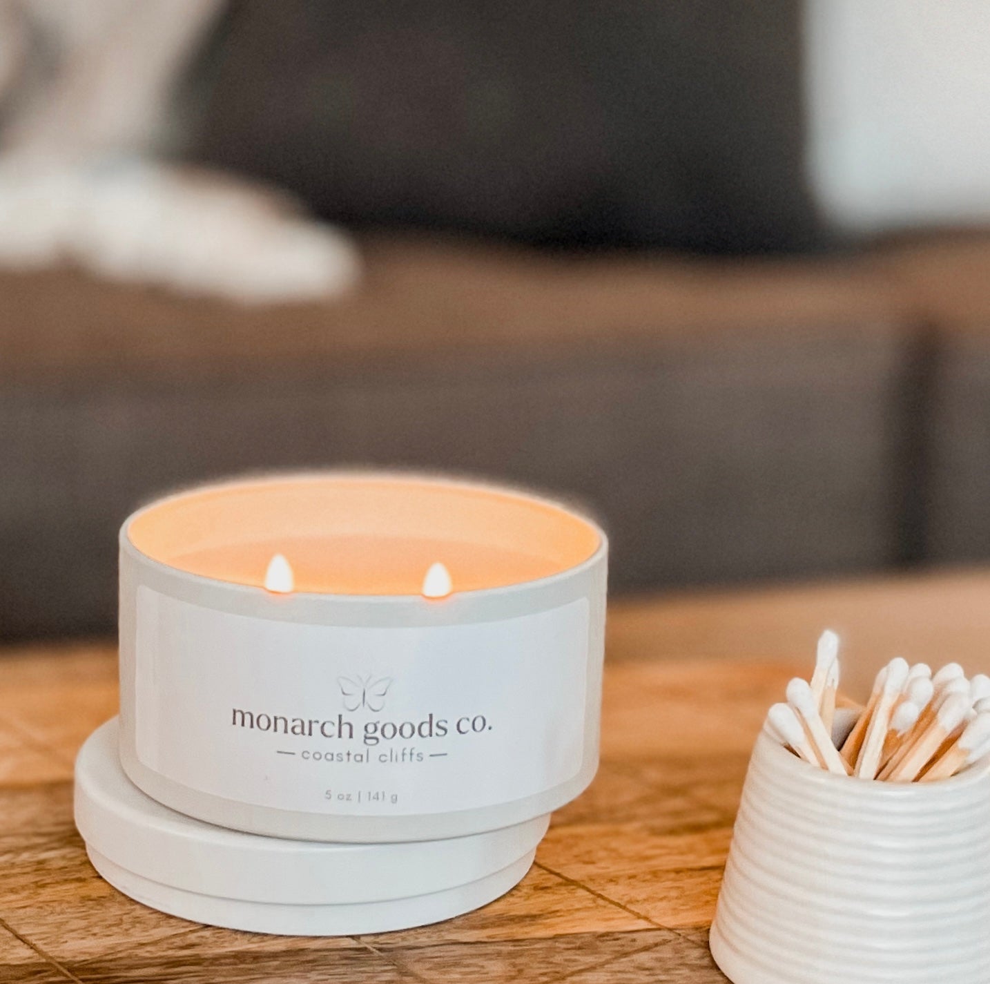 Coastal Cliffs Candle