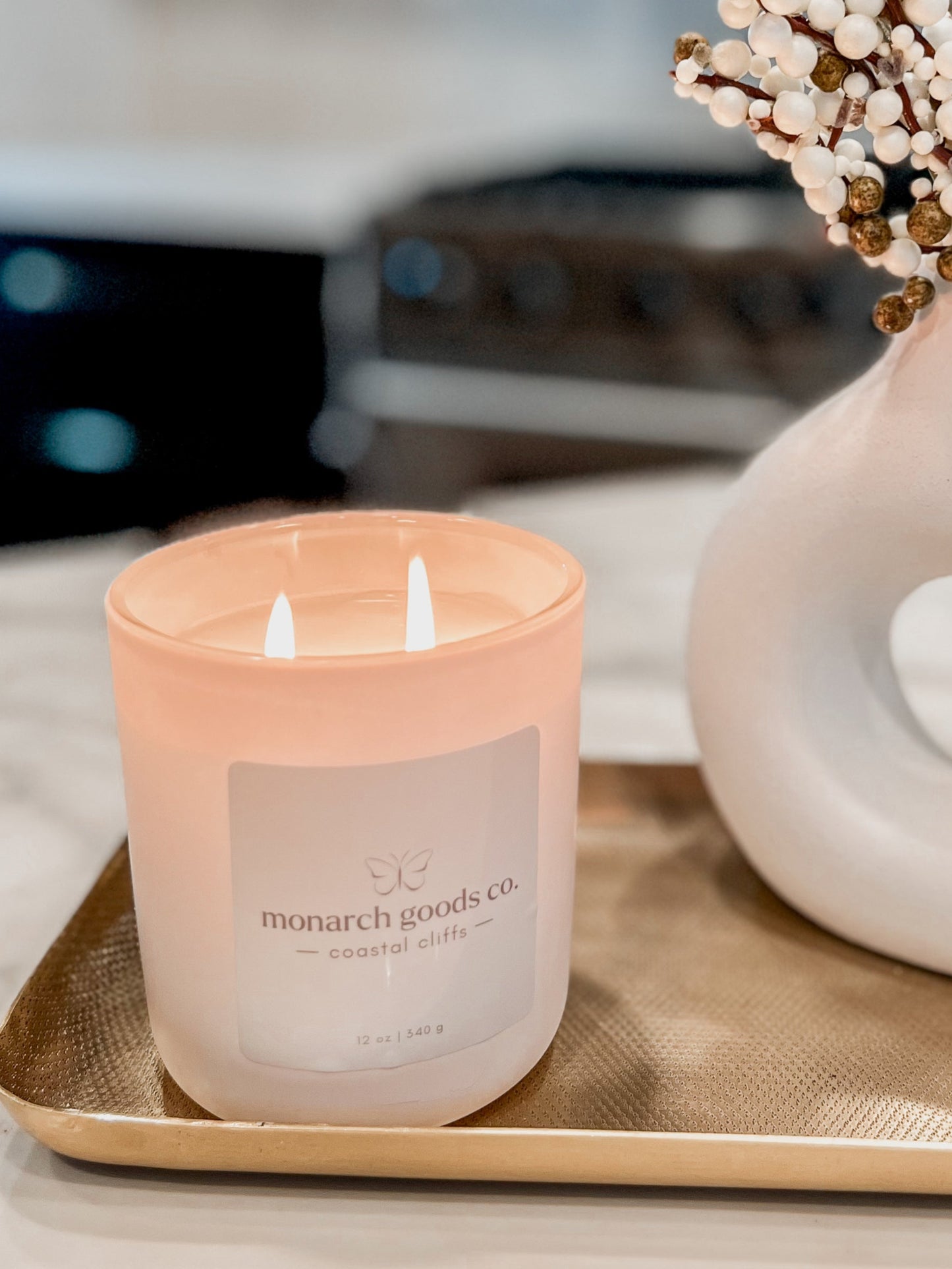 monarch goods co candle in the fragrance coastal cliffs